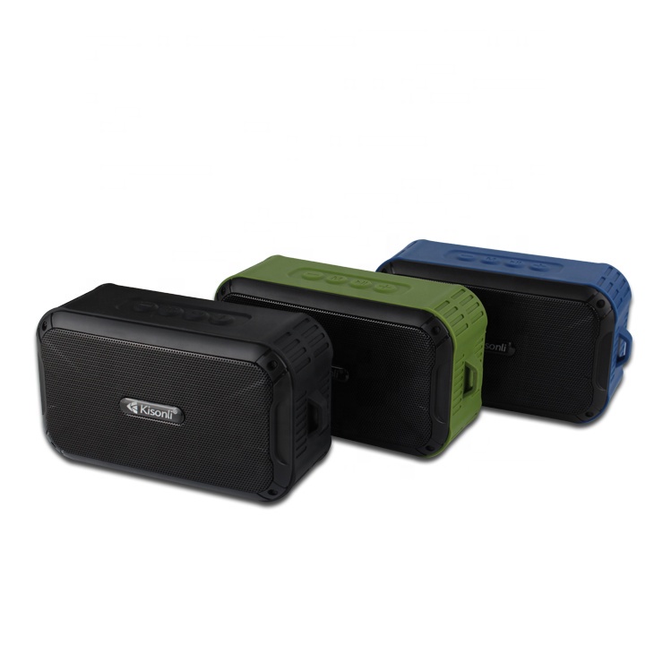 Speaker Bluetooth Portable Kisonli T3 TWS Speaker Waterproof IPX6 Bass Speaker