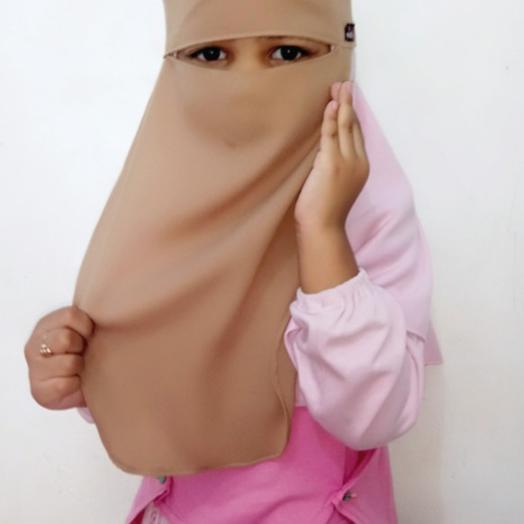 [BRAND HUSNA HIJAB] Cadar Anak / Cadar Bandana Polos Untuk Anak / Cadar Bandana Anak