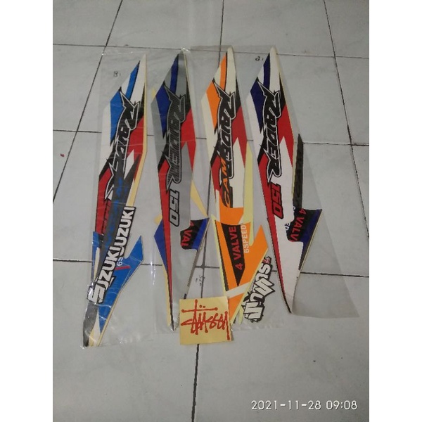 Striping Motor Thailand Raider R150 Lis Body Motor Satria Thailand Striping Raider R150