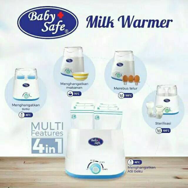 LB216 Baby Safe Twin Bottle Warmer