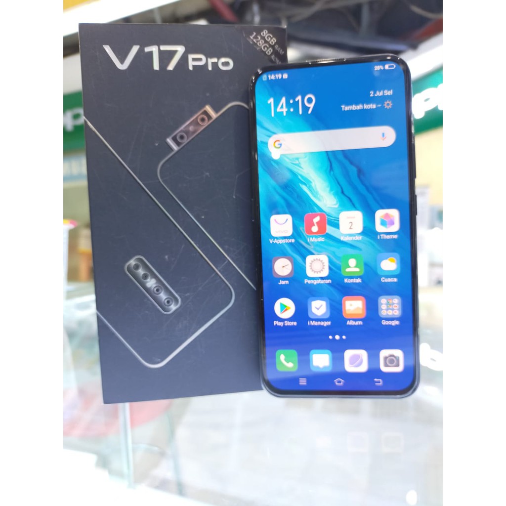 Vivo V17pro Ram 8 Rom 128GB Garansi Resmi(SECOND)