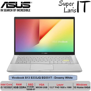 Asus Vivobook S13 S333JQ i5 1035G1|8GB|512GB + 32   GB|MX350
