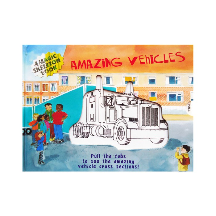 BUKU ANAK A Magic Skeleton Book : Amazing Vehicles