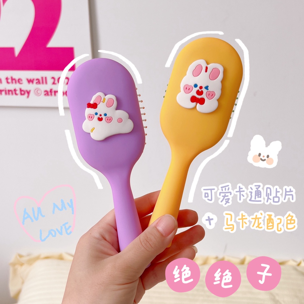 sisir puddle brush kecil karakter lucu warna warni bahan plastik harga grosir kualitas import