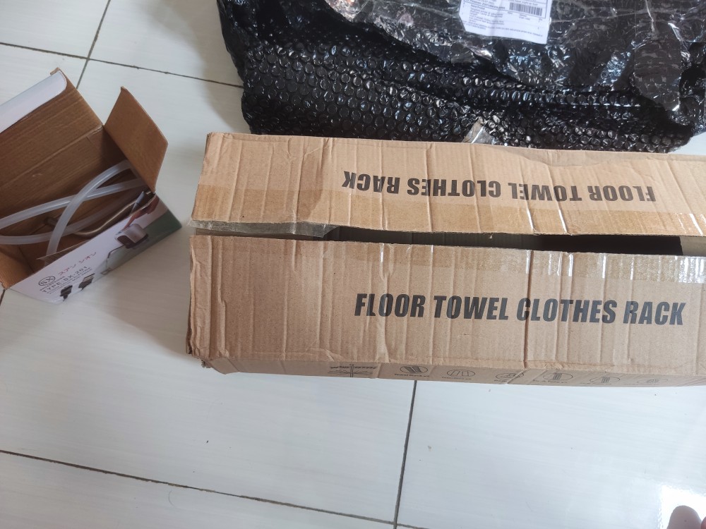 Ygs  Foldable Clothes Drying Airer Rak Jemuran Lipat /jemuran Menara Random
