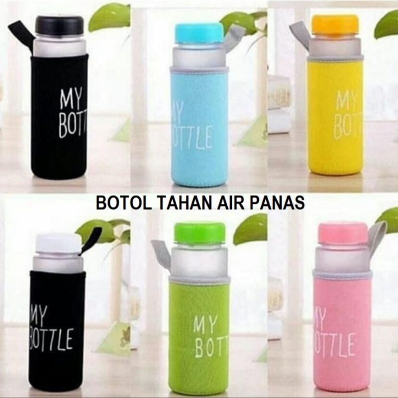 BOTOL MINUM MY BOTTLE DOFF TAHAN AIR PANAS GRATIS POUCH BUSA