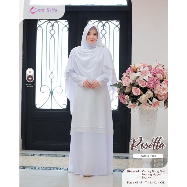 READY STOCK ROSELLA GAMIS SET BY GERAI SAFFA
