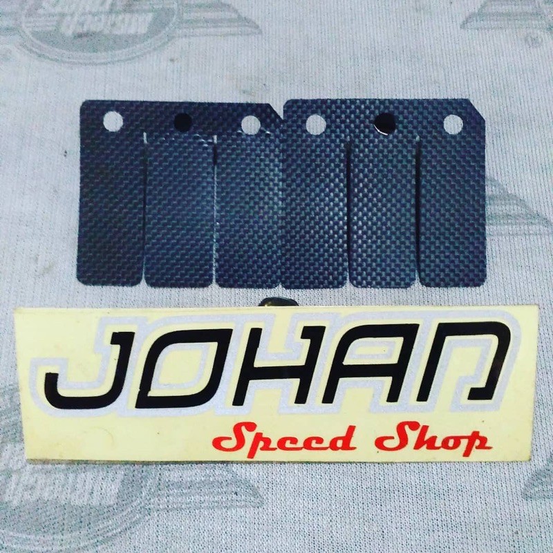 Lidah Membran Carbon F1zr Poswan Bahan VForce Johan Garage