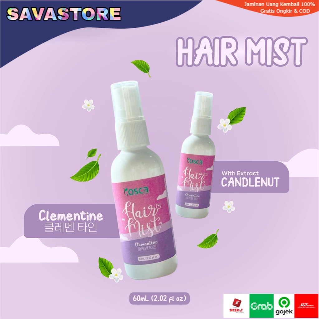 SPRAY PENGHARUM NUTRISI PELEMBUT RAMBUT - HAIR MIST PARFUME 60 ML