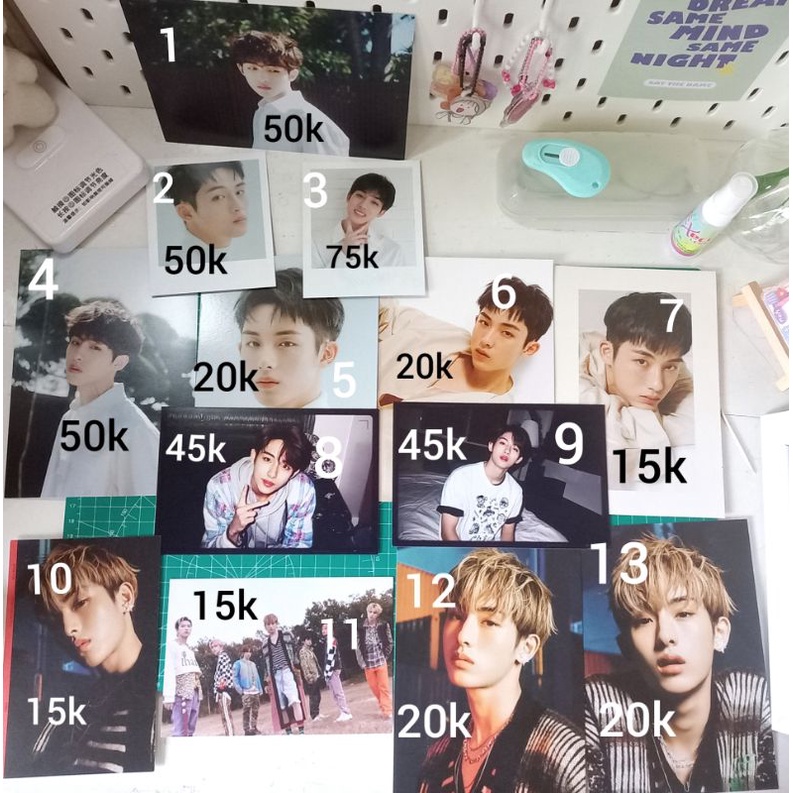 Postcard polaroid  winwin wayv sg 2021 holiday kickback