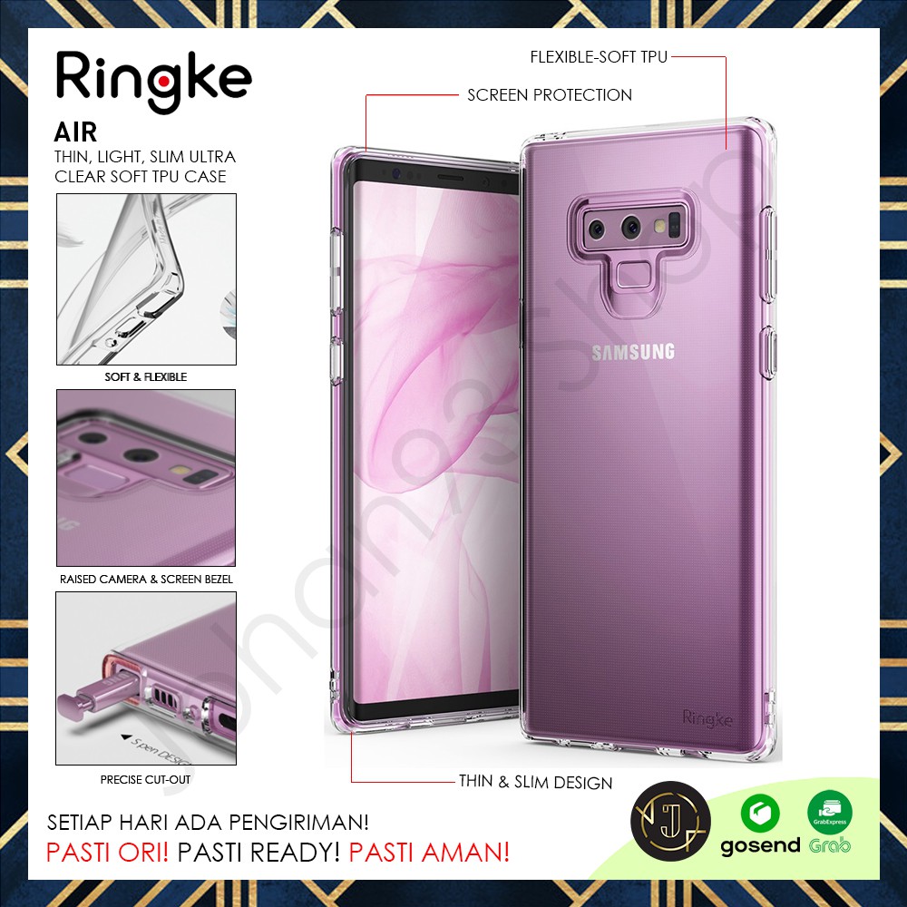 RINGKE AIR SAMSUNG GALAXY NOTE 9 Transparent Clear Soft Case