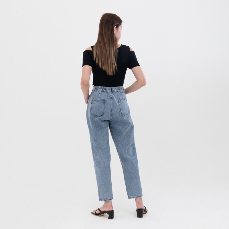 VIERLIN - Jeans 5522 - BOYFRIEND JEANS HIGH WAIST