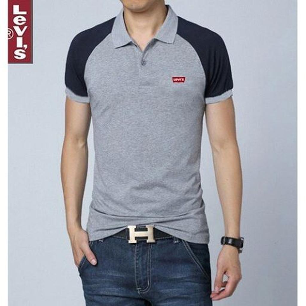 Kaos Polo Shirt Levis Misty Gray