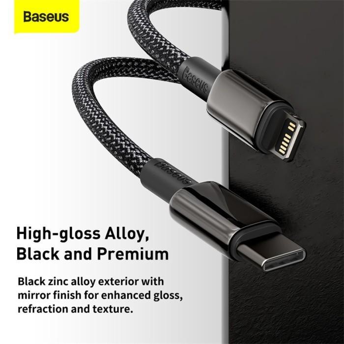 Baseus Fast Charging Cable for iPhone 20w - Type C to Lightning - for iphone 8 - 12 1M / 2M