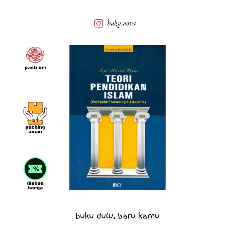 Buku Tiga Aliran Utama Teori Pendidikan Islam (Perspektif Sosiologis-Filosofis)
