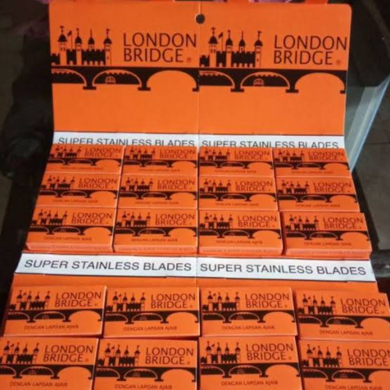 Silet london bridge 1papan 100pcs