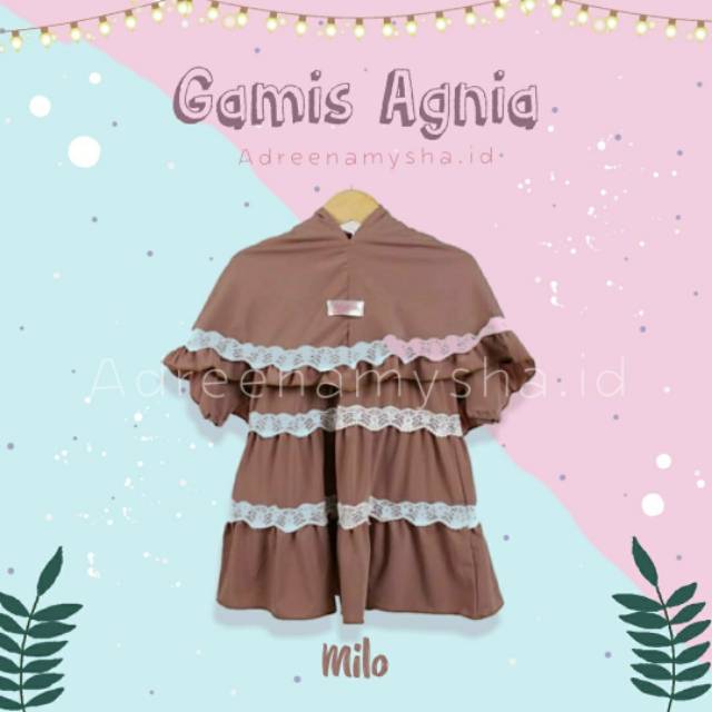 Gamis Agnia ukuran 4-6 tahun / Gamis Anak