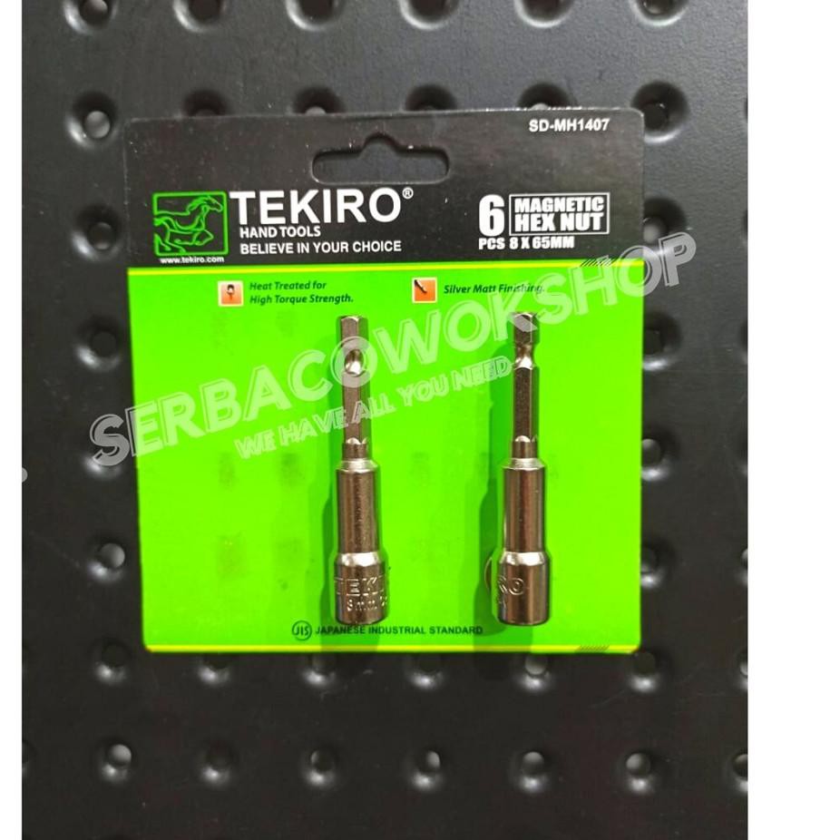 Reborn Tekiro Obeng Sock Roofing 8 x 65 mm Mata Bor Sock Baja Ringan SATUAN Termurah Berkualitas