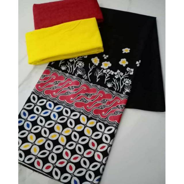 Jual Kain Batik Jarik Sogan Hitam Manis Primis Keren Seragam Bridesmaid