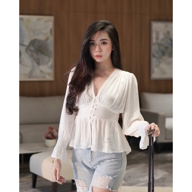 GELSEYROOMS | Mercy Top Atasan Lengan Panjang-4