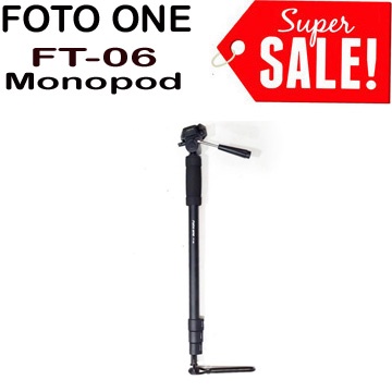 Foto One FT-06 FT06 FT 06 Aluminium Monopod Fluid Head Stand with bag