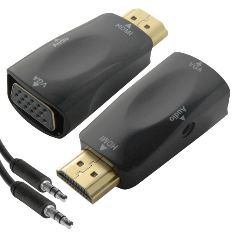 CONVERTER HDMI TO VGA DENGAN AUDIO