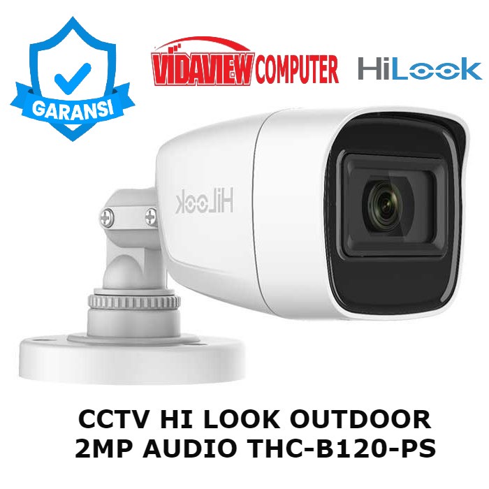 CCTV HILOOK 2 MP + AUDIO INDOOR DAN OUTDOOR (THC-T120-PS &amp; THC-B120-PS)