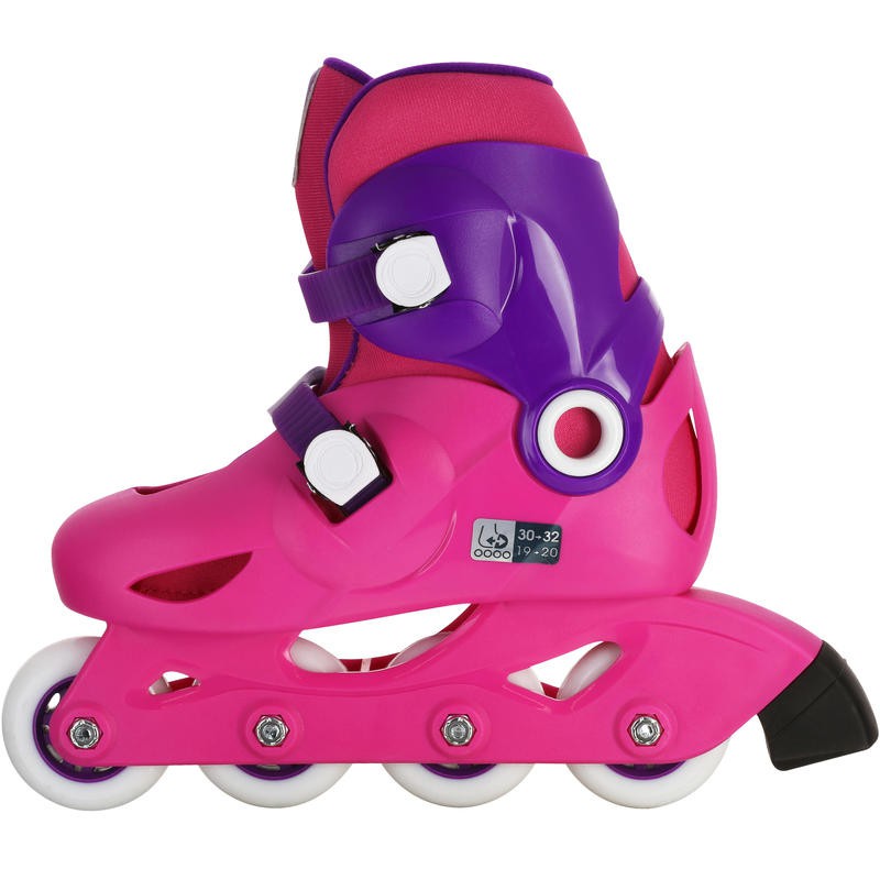 Decathlon Oxelo Sepatu Roda Anak Pemula Play 3 Pink - 8367591