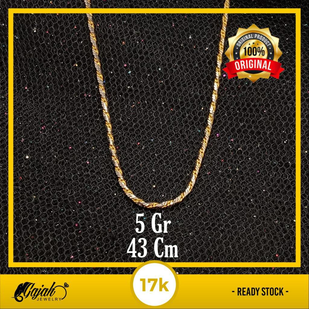 Kalung Emas 17K - 5 Gr Kadar 750 - 5013