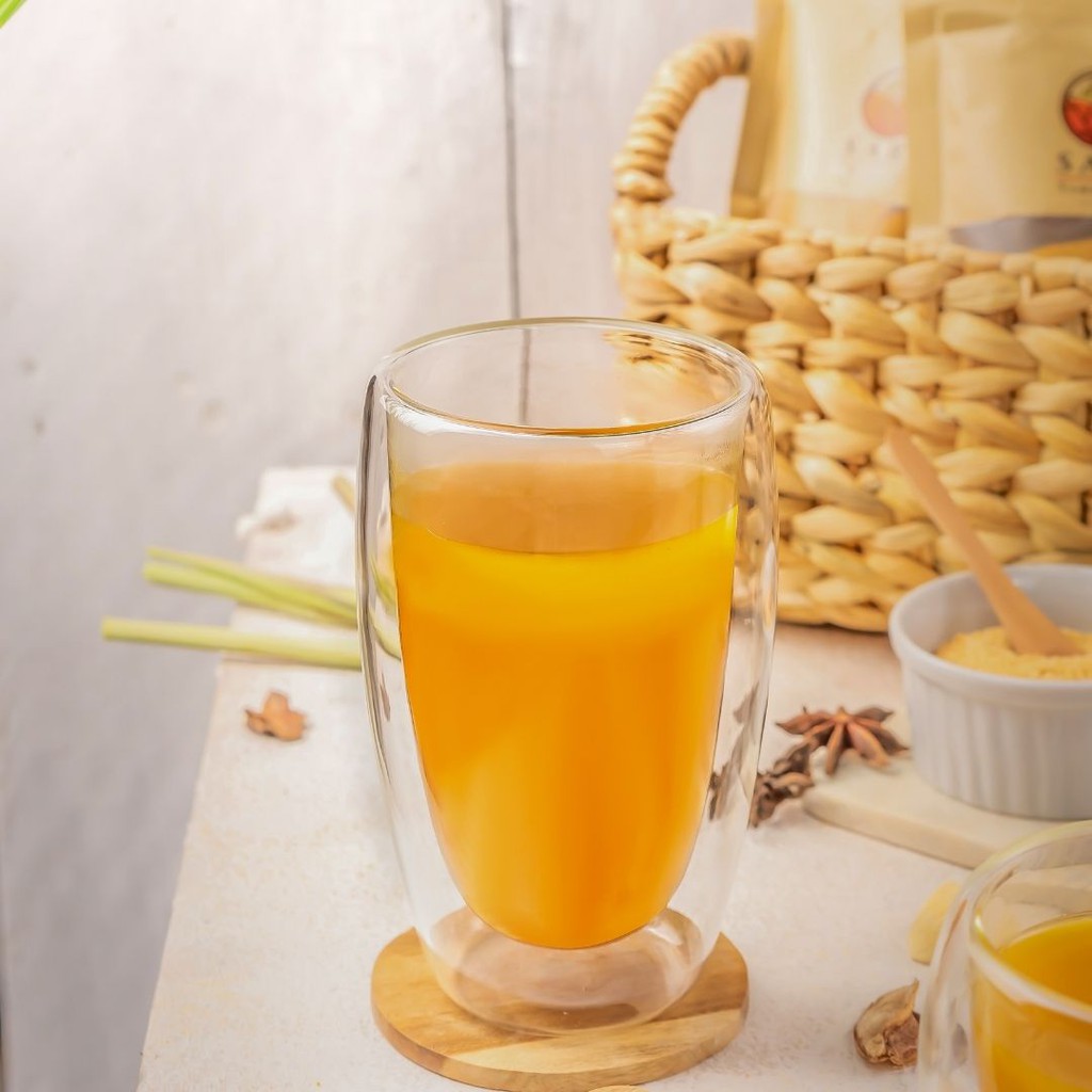 

Jamu original tanpa pengawet | Minuman Kesehatan ekstrak Temulawak tanpa Ampas 200gr - Sari.lokal