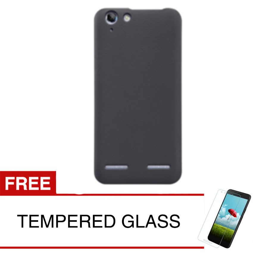 Case for Lenovo Vibe K5 / K5 Plus - Slim Soft Case - Hitam Solid + Gratis Tempered Glass