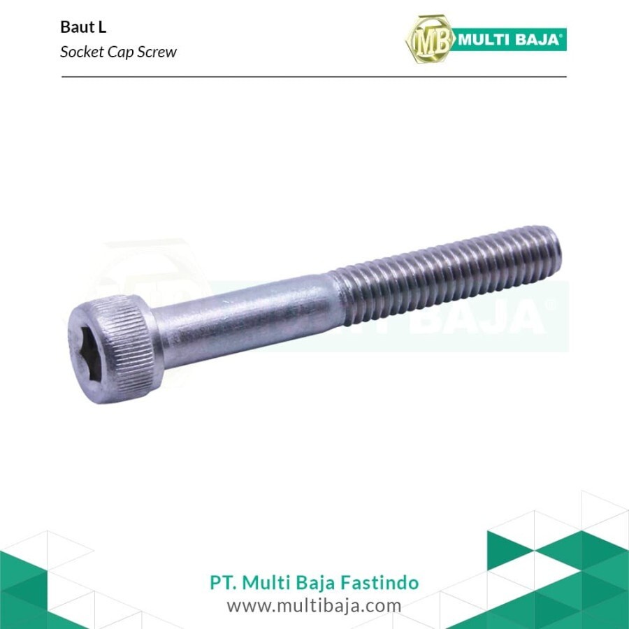 Multi Baja Baut L Stainless Steel 304 M8 - 1.25 x 55 HT