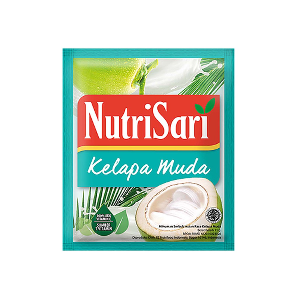 

Nutrisari Rasa Buah Kelapa Muda | Sachet