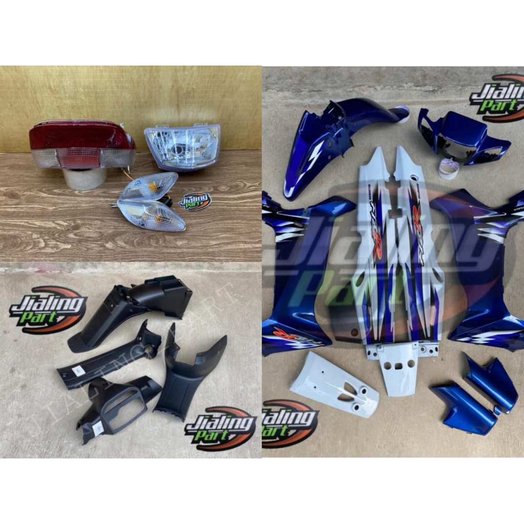 TERMURAH cover body full set Yamaha Fiz R milenium putih biru body halus f1zr dan body kasar fiz r p