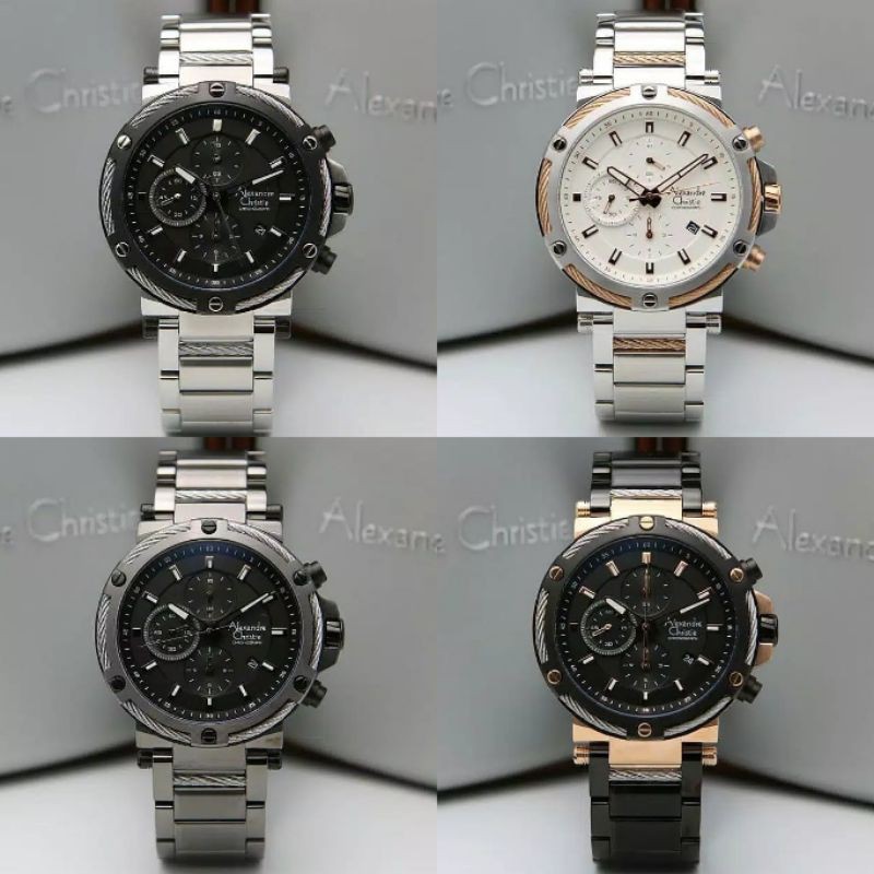 JAM TANGAN ALEXANDRE CHRISTIE PRIA AC 6561 ORIGINAL