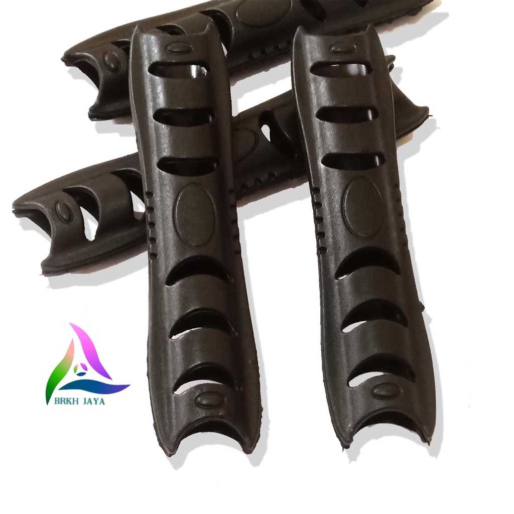 HANDLE GAGANG TAS SULING BAHAN KARET HITAM GS119