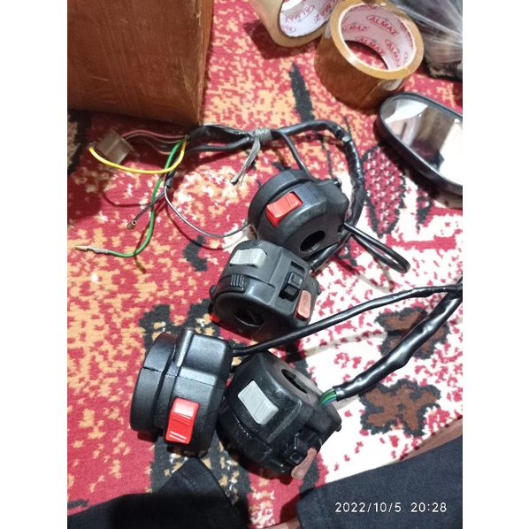 SAKLAR KIRI KANAN HOLDER KIRI KANAN ORIGINAL COPOTAN RXKING RX KING COPOTAN 2ND