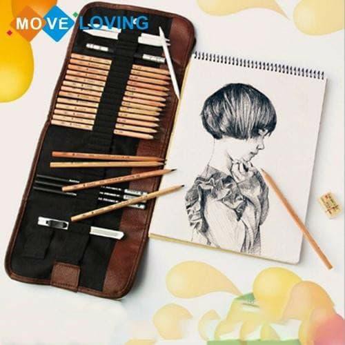 

Art / Set Pensil Sketch Sketsa 29Pcs Dengan Pouch