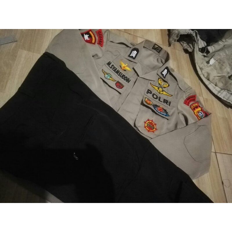 baju pdl tactical brimob