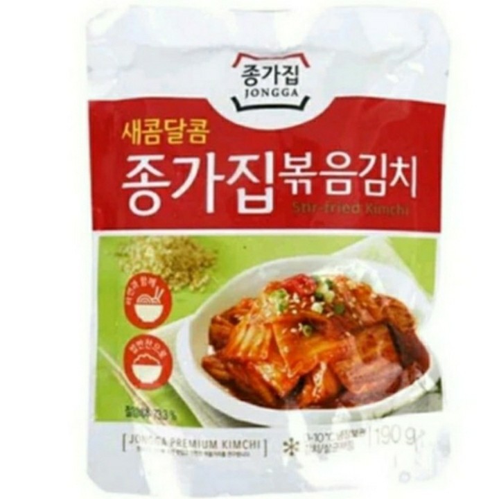 

Chongga stier fried kimchi / kimchi tumis 190 gram