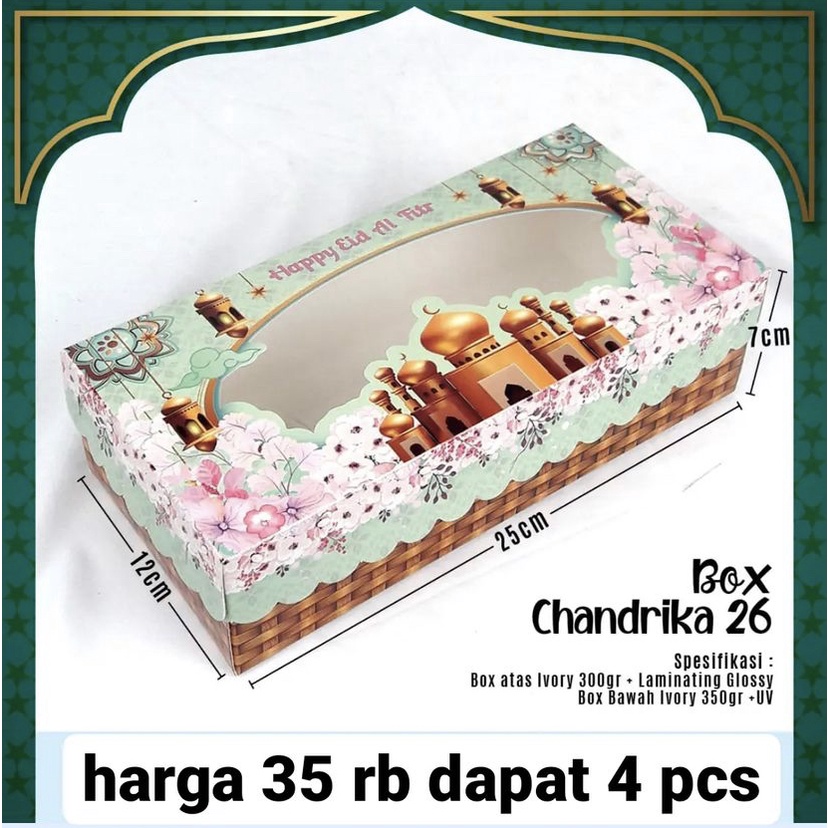 

BOX CHANDRIKA - DUS LEBARAN (1 SET = 4 PCS)