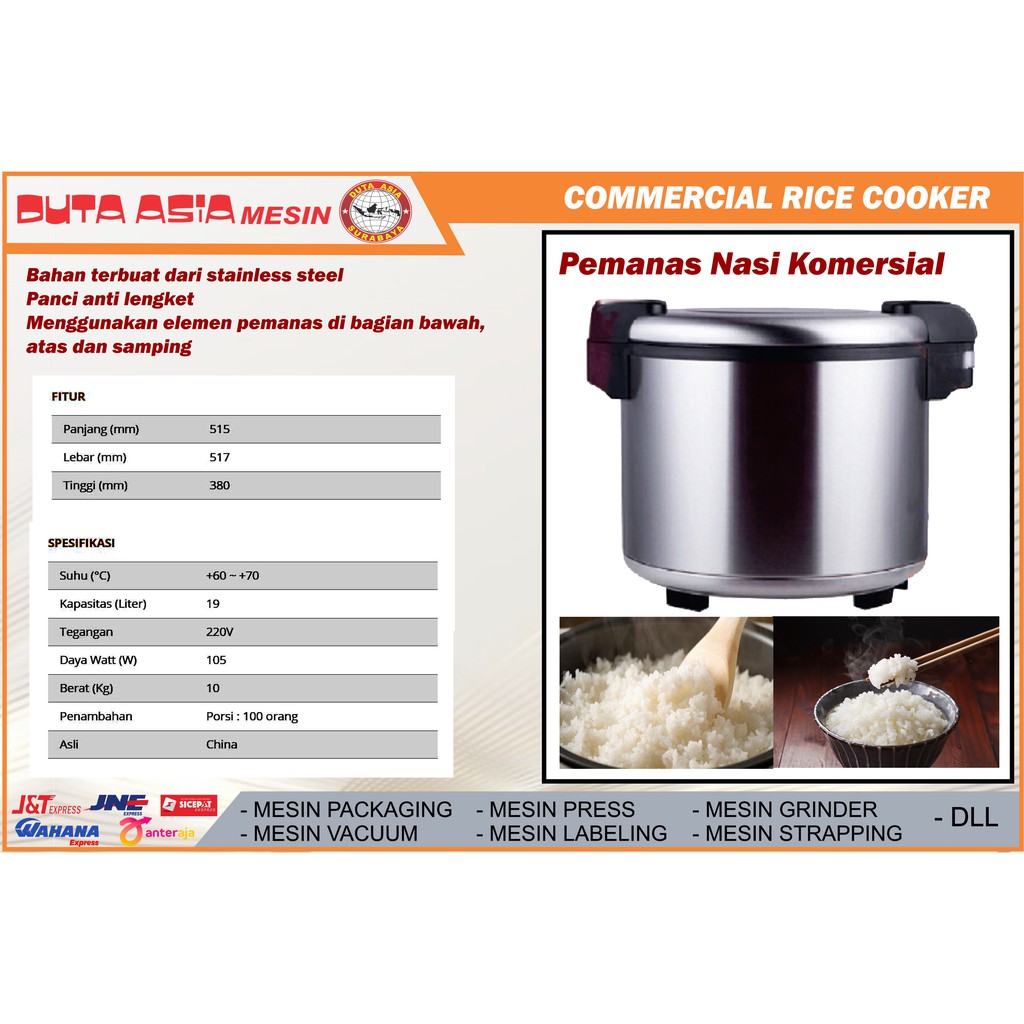 MESIN PEMANAS/PENGHANGAT NASI