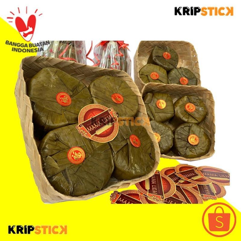 

Kue Keranjang Imlek bungkus daun / Dodol Imlek isi 1 Kg