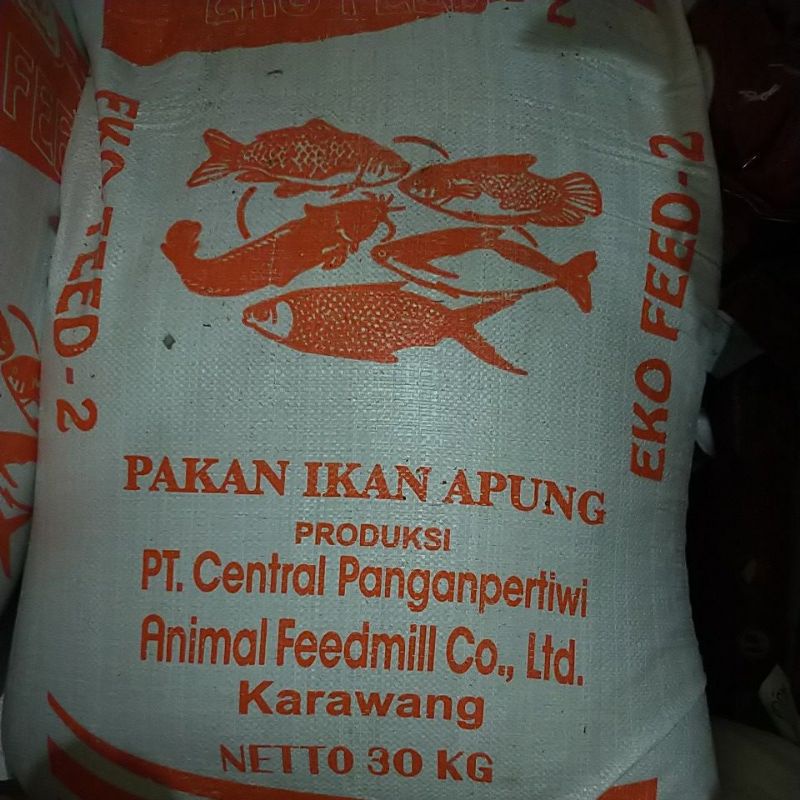 Makanan ikan pelet -2 ikan nila,mujair,lele 1KG