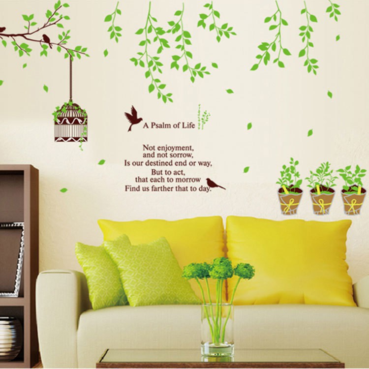 Reliza Wall Sticker Promo Paket Ramadhan Rumbai Renda Pot Gantung Garden Stiker Dinding PR6