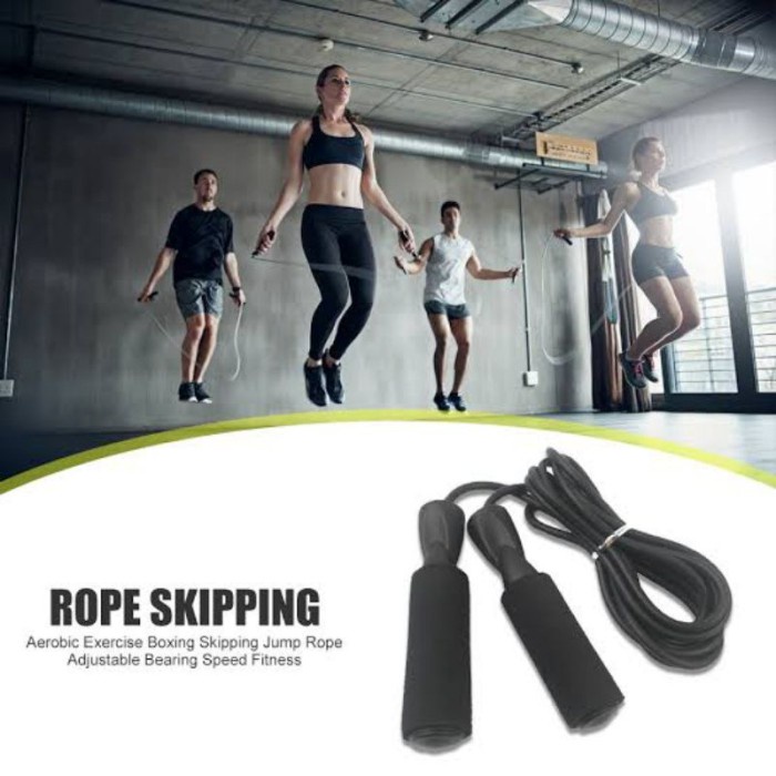 Tali Skipping Bahan Foam Anti-Slip Lembut Jump Rope Lompat Tali