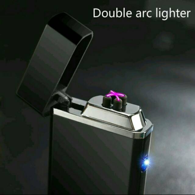 Korek apa dual arc plasma slim lighter