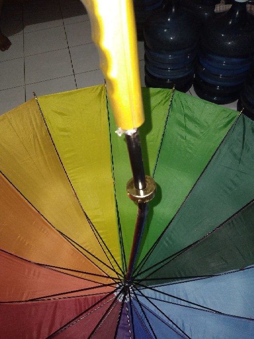 Payung Golf Pelangi Rainbow Jumbo Umbrella