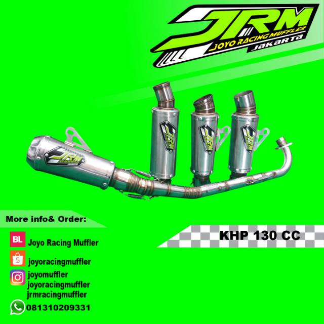 Knalpot Bebek KHP 130 Cc - Joyo Racing Muffler
