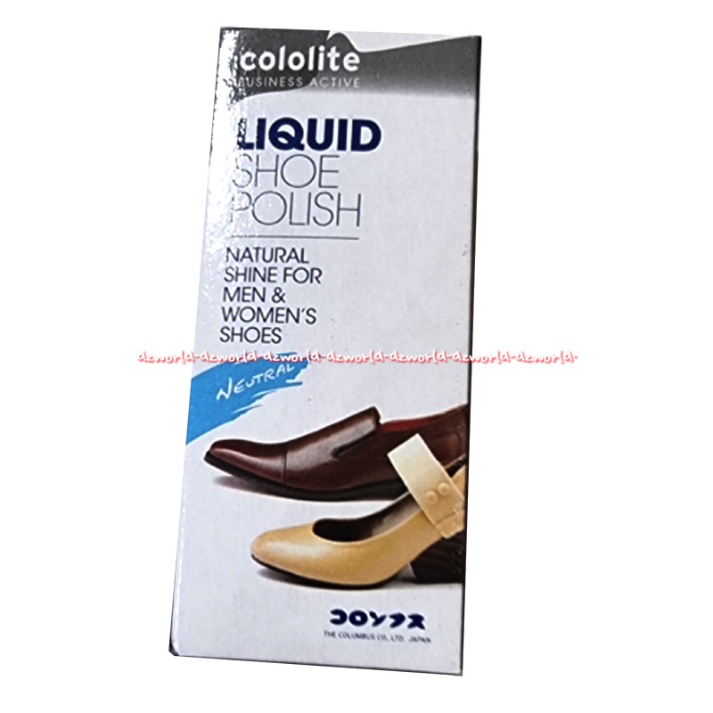 Cololite Shoe Polish Neutral 45ml Cairan Semir Sepatu Warna Netral Pakai Sponge Kololite